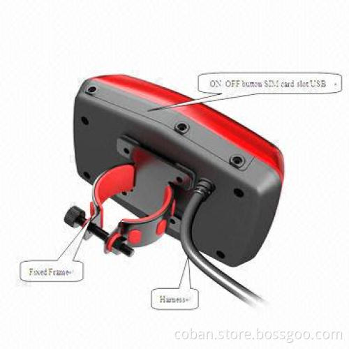 GPS Motorcycle Tracker with Engine Cut, Supports Online GPRS Fleet Management Track